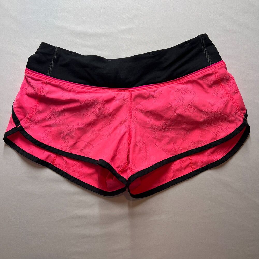 Lululemon Womens Run Speed Up Short 2.5" Patterned Pink Flash 4
